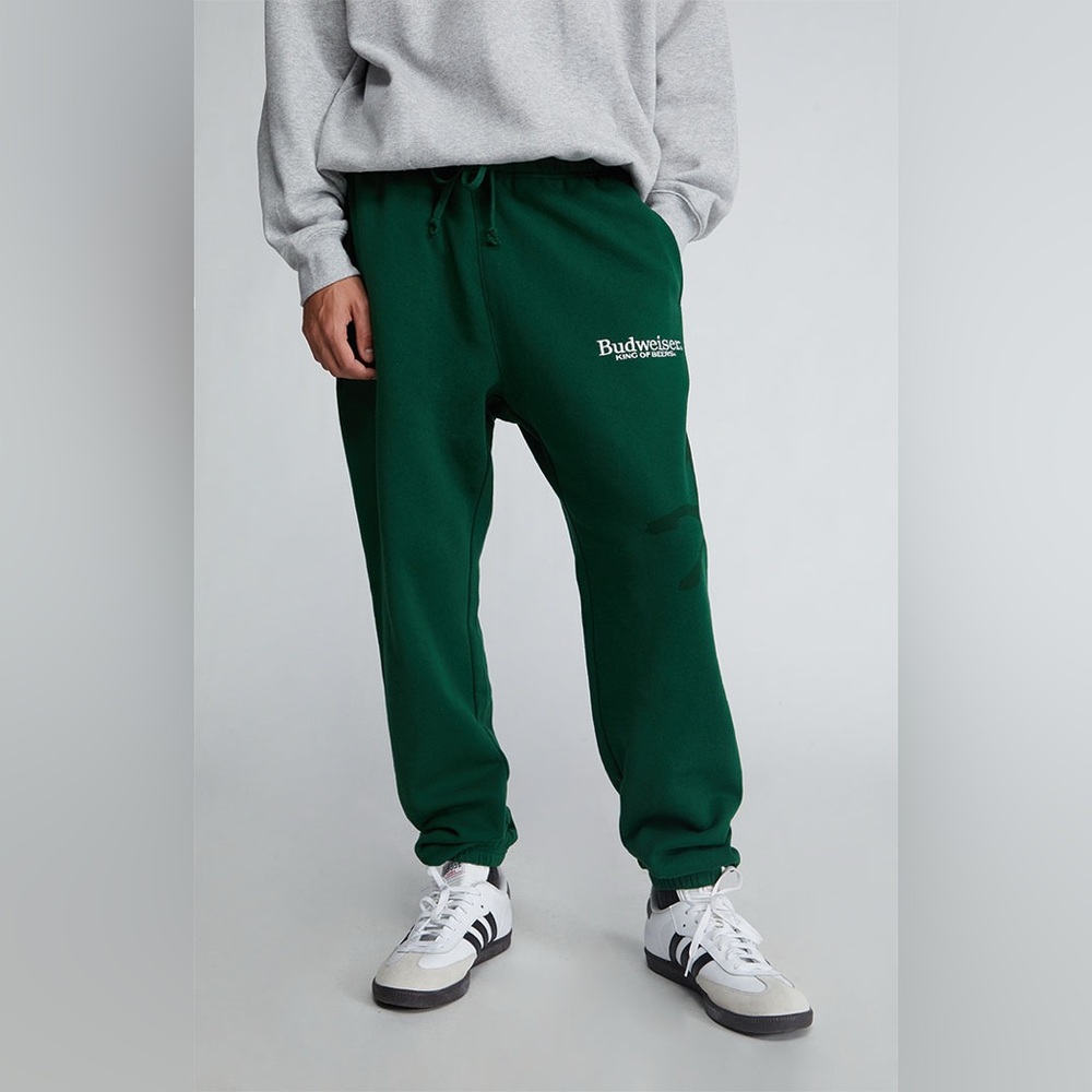 Green Budweiser Sweatpants